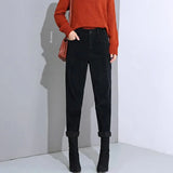 Corduroy Padded Casual Pants - WOMONA.COM