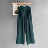 Wide Leg Trousers - WOMONA.COM