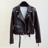 Leather Jacket Spring And Autumn - WOMONA.COM