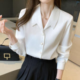 Mercerized High-end Shirt - WOMONA.COM