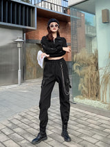 Streamer Casual Pocket Harlan Overalls - WOMONA.COM