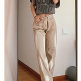 Straight Wide Leg Pants - WOMONA.COM