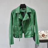 Leather Jacket Women - WOMONA.COM