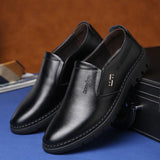 Round Toe Business Casual Shoes - WOMONA.COM