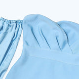 Pile Sleeve Dress - WOMONA.COM