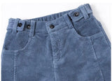 Corduroy Padded Casual Pants - WOMONA.COM