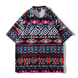 Retro Fashion Shirts Short Sleeves For Men And Women - WOMONA.COM