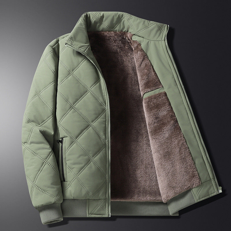 Men's loose wool-lined casual coat in six colors – photo 3 of 10