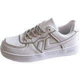 Reflective White Shoes For Men And Women Sneaker