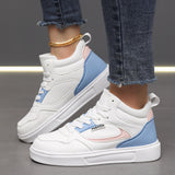 Large Size Flat Bottom Leisure Sneaker - WOMONA.COM