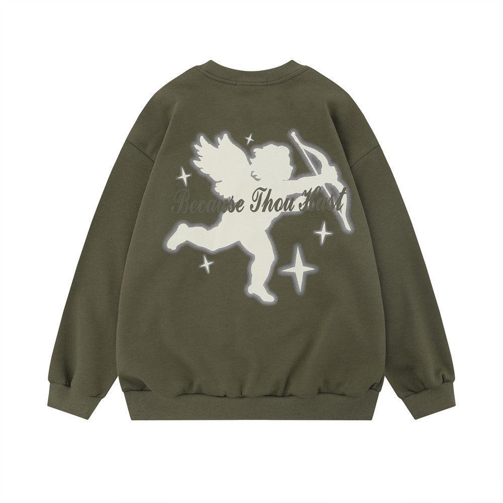 Fashion Cupid Printed Sweater Men - WOMONA.COM