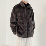 Men's Winter Thickened Vintage Velvet Warm Jacket - WOMONA.COM