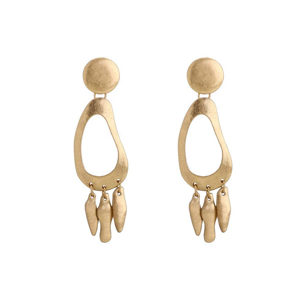 Personality Tassel Zinc Alloy Earrings - WOMONA.COM