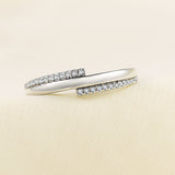 Women's Platinum-plated Ring