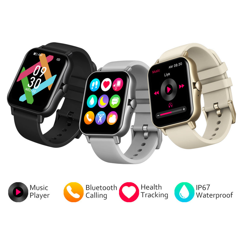 Watch 210MAH Battery Heart Rate Blood Oxygen Monitoring - WOMONA.COM