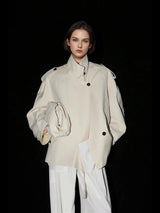 Loose Wide Retro British Trench Coat