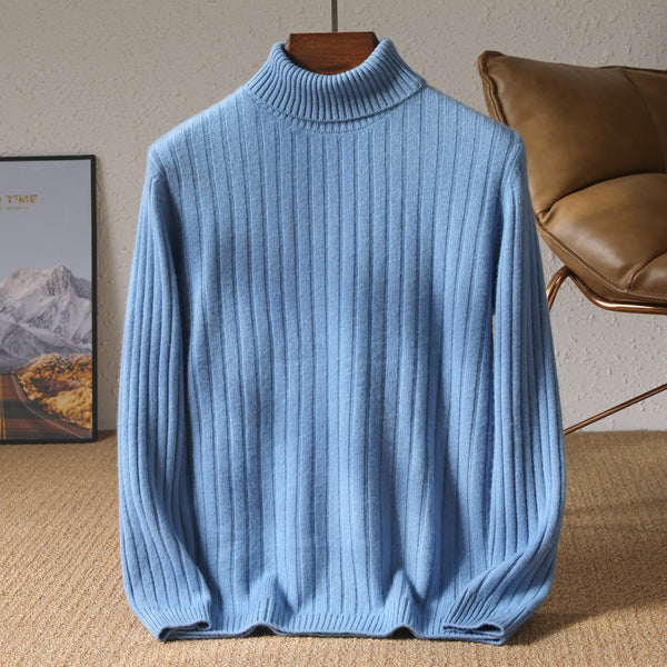 Autumn And Winter Men's Turtleneck Sweater Thickened