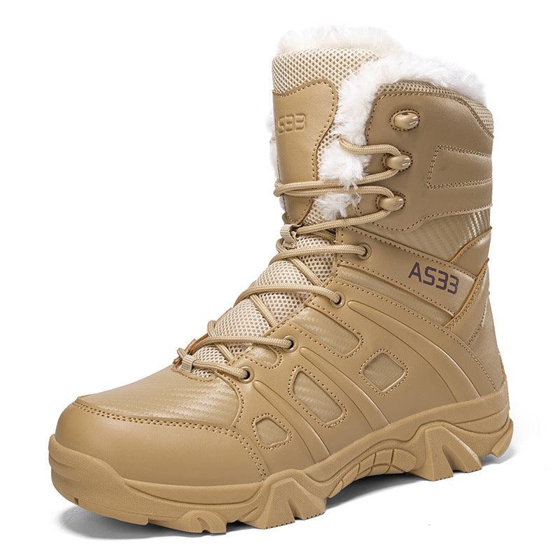Non-slip Snow Boots Men's Platform - WOMONA.COM