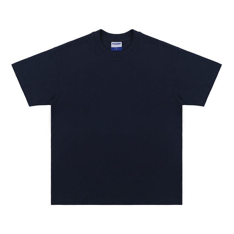 Cotton Solid Color T-shirt For Men And Women - WOMONA.COM