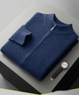 Thickening Stand Collar Cashmere Cardigan