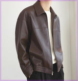 New Motorcycle Clothing Leather Coat - WOMONA.COM