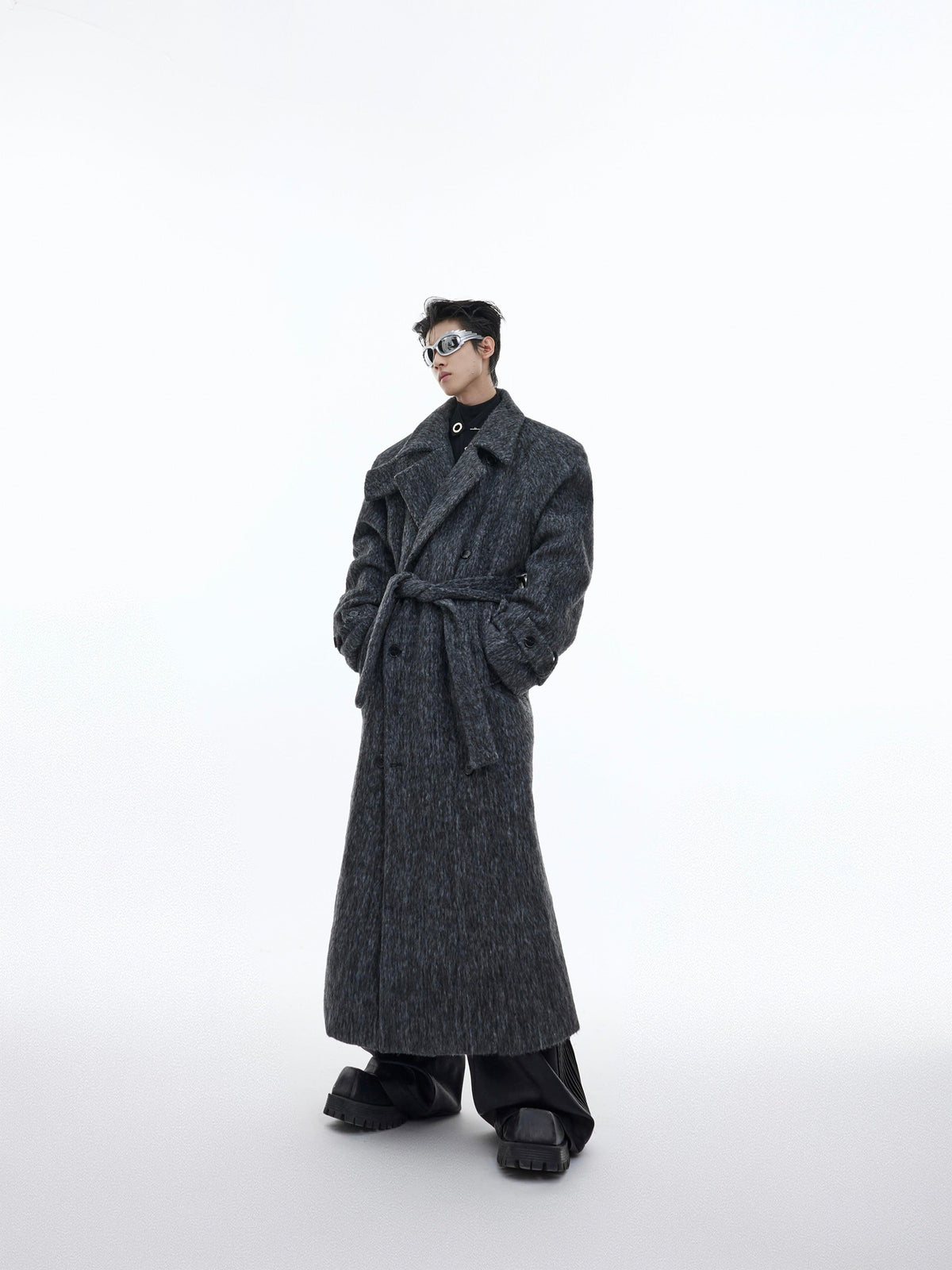 Double Layer Woolen Coat With Thickened Coat - WOMONA.COM
