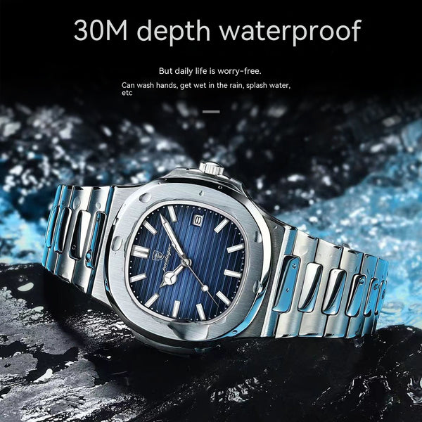 New Waterproof Men's Quartz Watch - WOMONA.COM