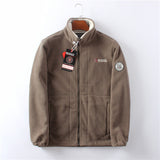 Man Double-sided Polar Fleece Jacket - WOMONA.COM