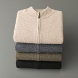 Thickening Stand Collar Cashmere Cardigan