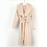 New Wool Overcoat Double-faced Woolen coat - WOMONA.COM