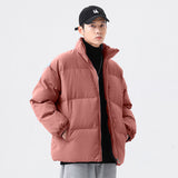 Men's Thickened Cotton Coat Stand Collar Bread Suit - WOMONA.COM