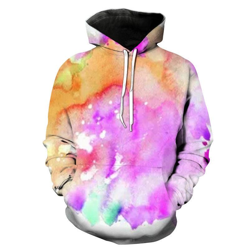 Autumn And Winter Art Graffiti 3D Digital Printing Sweater - WOMONA.COM