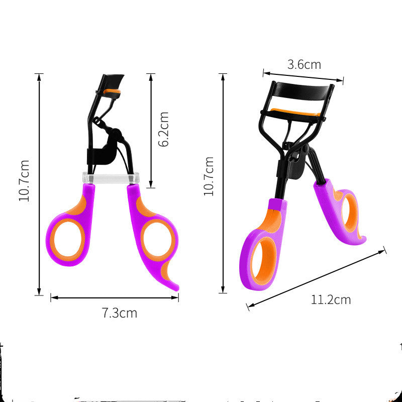 Double Color Curling Eyelash Curler Aid Women's Portable - WOMONA.COM