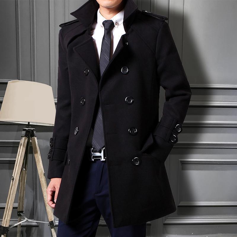 Men's Duster Slim Fit Korean Fashion - WOMONA.COM