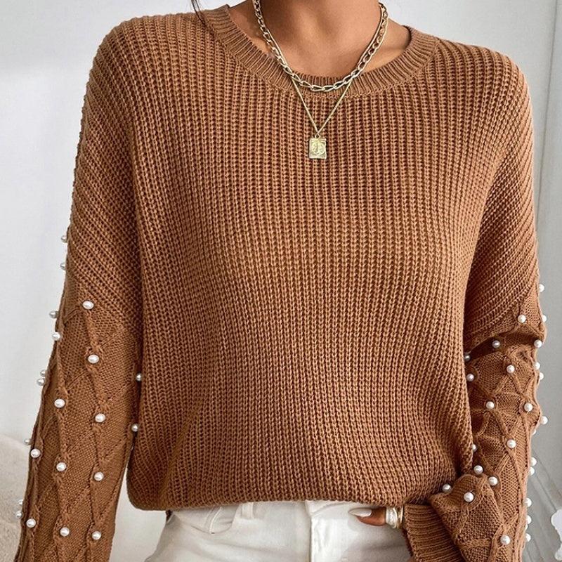 Warm Keeping Knitted Pullover For Women - WOMONA.COM