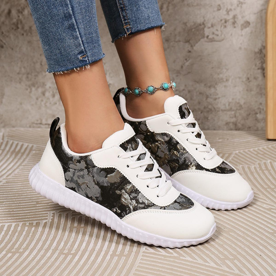 Running Sports Shoes Low-top Breathable Sneakers For Women - WOMONA.COM
