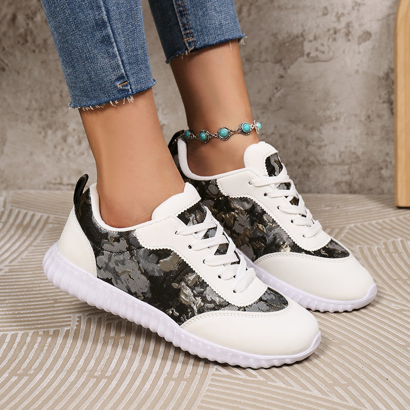 Laufsportschuhe Low-Top Atmungsaktive Sneakers Für Damen