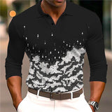 Men's Casual Printed 3D Polo Shirt Outdoor Leisure Daily - WOMONA.COM