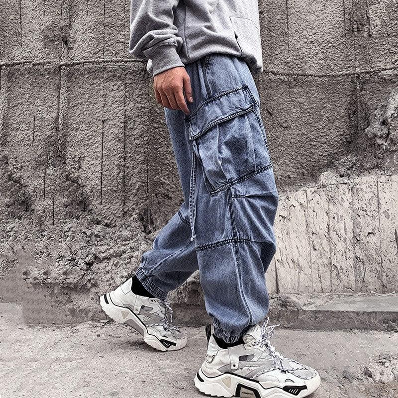 Overalls Men's Casual Heavy-duty Jeans - WOMONA.COM