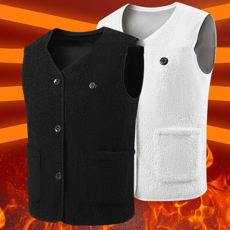 USB Charging Vest Heating Warm - WOMONA.COM