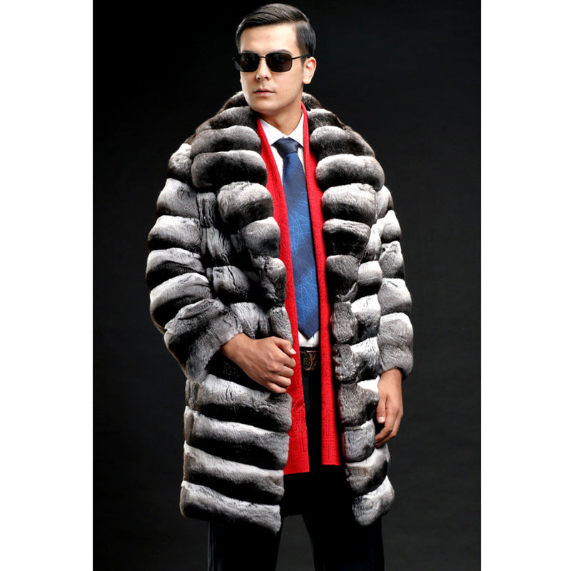 Fur Coat Artificial Mink Hair Marten Overcoats Mid-length - WOMONA.COM