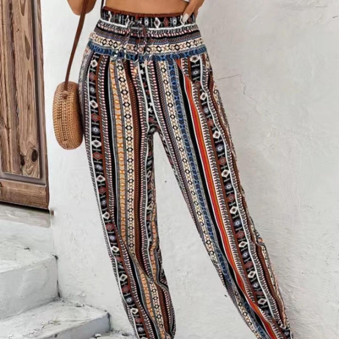 Floral Print Casual Jumpsuit With Pockets - WOMONA.COM