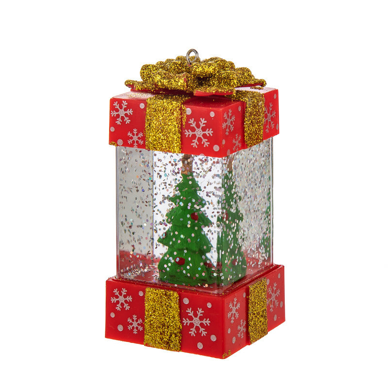 Christmas Decorations Crystal Ball Christmas Gift Box Lights - WOMONA.COM