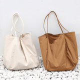 Women Handbags High Capacity Shoulder Bags For Shopping Canvas Totes - WOMONA.COM