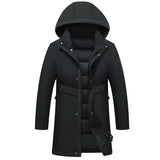 Dad Warm Down Cotton Jacket Mid-length