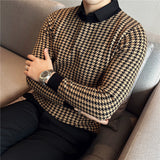 Casual Patchwork Knitwear Sweater - WOMONA.COM