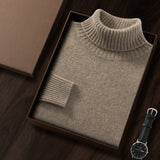 High Lapel Loose Comfortable Basic Sweater - WOMONA.COM