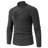 Men's Long-sleeved Knitted Top Plus Size Sweater