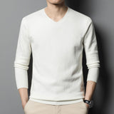 Men's Autumn Bottoming Shirt Inner Knitted Sweater - WOMONA.COM