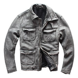 Men's Business Leather Jacket - WOMONA.COM